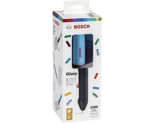 Stylo à colle chaude Bosch Gluey dans son emballage