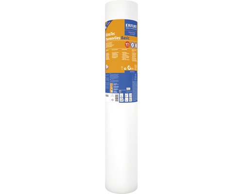 Intissé thermique Erfurt 1002130 KlimaTec Basic 10 m x 0,75 m x 1 mm