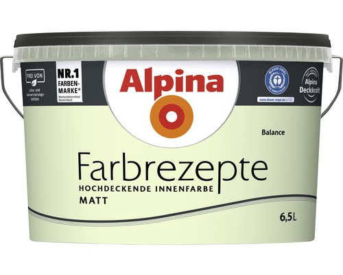 Alpina Wandfarbe Farbrezepte Balance 6,5 l