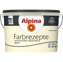 Alpina Wandfarbe Farbrezepte Ein Hauch von Gelb 2,5 l-thumb-1
