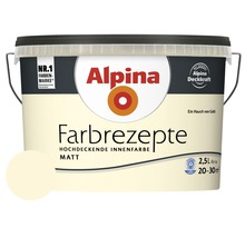 Alpina Wandfarbe Farbrezepte Ein Hauch von Gelb 2,5 l-thumb-0