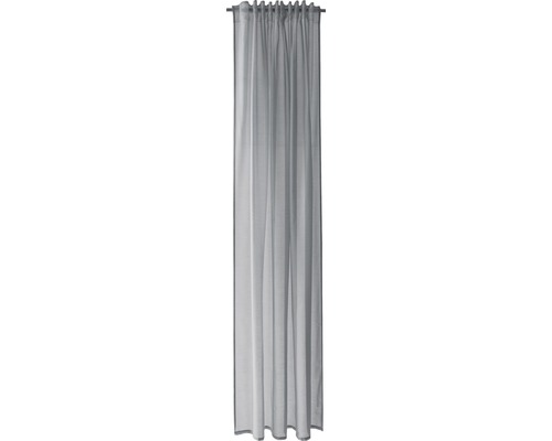 Rideau avec galon fronceur gris 140x245 cm Rideau avec galon fronceur gris 140x245 cm