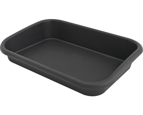 Untersetzer Anzuchtuntersetzer Elho Green Basics 59 x 41,9 x 11,1 cm schwarz Rechteckige Pflanzwanne aus Kunststoff