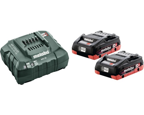 Akku-Set Metabo 18V LiHD (4,0 Ah) Akkus + Ladegerät