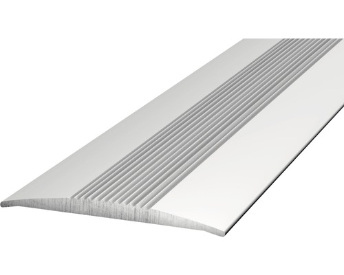 Barre de seuil aluminium argenté autocollant 37 x 1000 mm