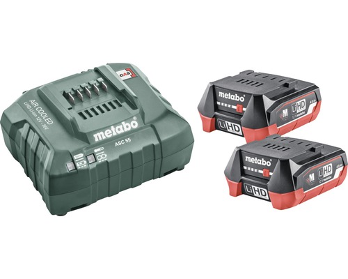 Akku-Set Metabo 12V LiHD (4,0 Ah) Akkus + Ladegerät