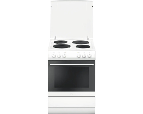 Cuisinière Amica avec plaque de cuisson, blanc émaillé NewSeries 600 volume utile 67 l lxhxp 600 x 850 x 600 mm