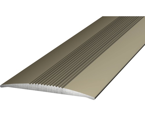Barre de seuil aluminium acier inoxydable mat autocollant 37 x 1000 mm