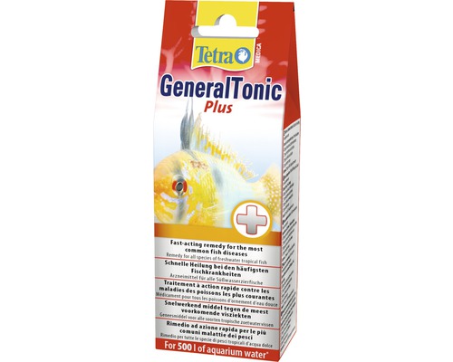 Traitement TetraMedica GeneralTonic Plus 20 ml Tetra GeneralTonic Plus pour 500 litres d''eau d''aquarium