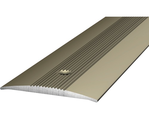 Barre de seuil aluminium acier inoxydable mat perforé 37 x 2700 mm