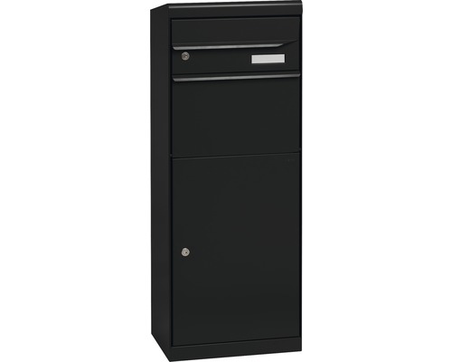 Boîte aux lettres sur pied avec compartiment à journaux