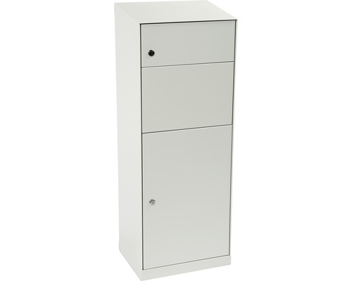 Freistehender Briefkasten mit Einwurfklappe und abschließbarer Tür