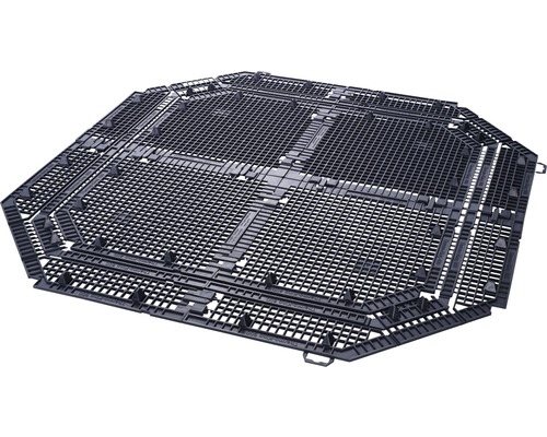 Bodengitter GARANTIA für Thermo-King 600 l, Thermo-Wood 600 l, Eco-King 400 l,600 l Schmutzfangmatte aus Kunststoff