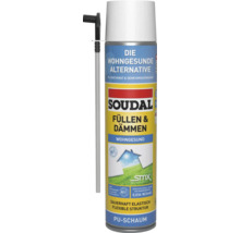 Mousse isolante / Mousse de remplissage Soudal monocomposant SMX B2 blanc 500 ml
