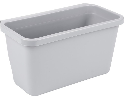 Pot suspendu gris en plastique