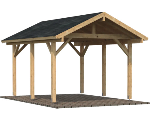 Pavillon en bois avec toit