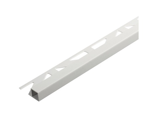 Profilé de finition rectangulaire Dural Squarline DPSP 1130 PVC blanc 250 cm hauteur 11 mm