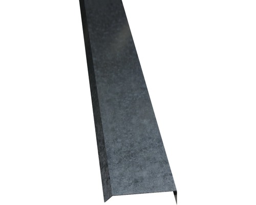 Bande de solin PRECIT zingué 2000 mm x 50 mm x 15 mm Profilé de protection des bords en métal