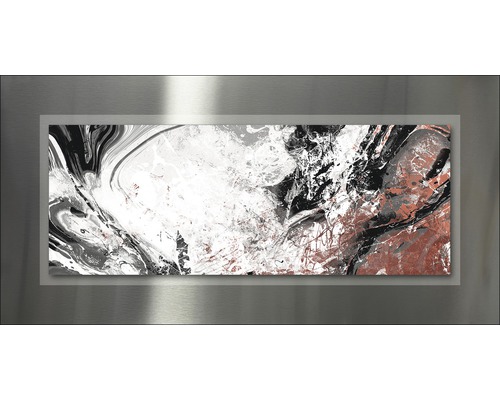 Œuvre d''art abstraite avec cadre