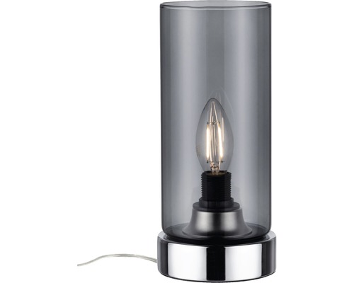 Tischleuchte mit Glaskörper und Leuchtmittel