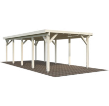 Carport simple Palmako Karl 23,1 m² 360 x 762 cm apprêt par immersion