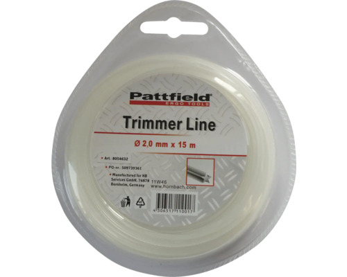 Fil de coupe Nylon Pattfield, 2.0mm, 15m Fil de coupe Nylon Pattfield, 2.0mm, 15m