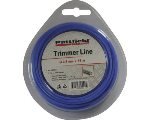Fil de coupe Nylon Pattfield, 2.4mm, 15m Fil de coupe Nylon Pattfield, 2.4mm, 15m