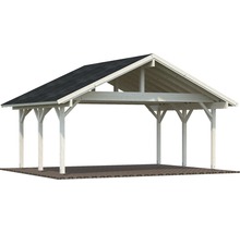 Carport double Palmako Robert 20,6 m² 635 x 510 cm apprêt par immersion