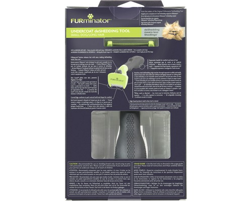 FURminator outil de shedding pour sous-poil pour petits chiens et chiens à poils longs