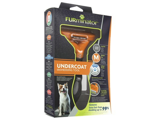 FURminator Undercoat deShedding Tool pour chiens, taille M, en boîte