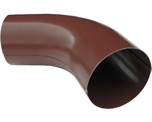 Coude PRECIT acier rond 60° brun chocolat RAL 8017 DN 87 mm