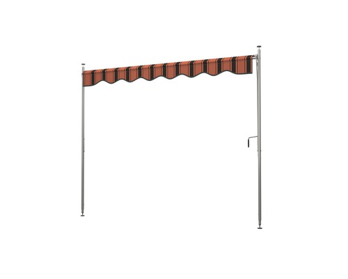 Store autoportant à rayures