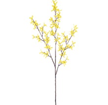Forsythia branche fleurie H 94 cm-thumb-0
