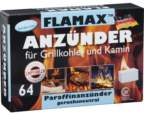 Grill- und Kaminanzünder Flamax 64 Stück
