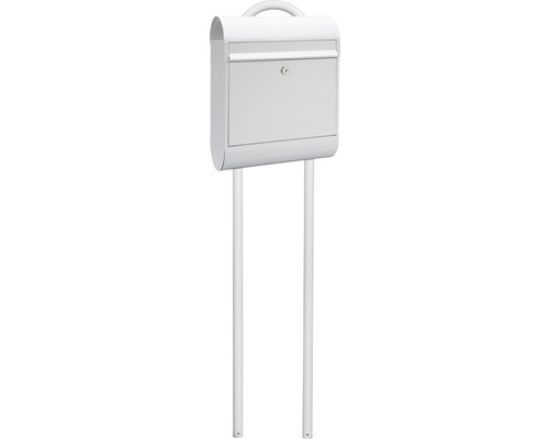 Boîte aux lettres autoportante en acier avec serrure