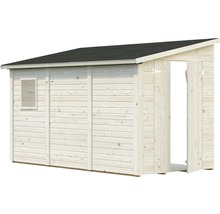 Abri de jardin Palmako Mia 5,2 m² avec plancher 354 x 178 cm naturel