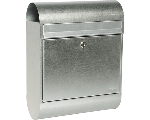 Boîte aux lettres en métal avec serrure