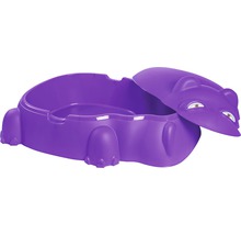 Bac à sable enfant "Hippo" plastique 98 x 71 x 33,5 cm violet-thumb-0