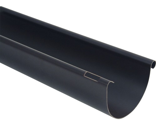 Dachrinne aus Kunststoff, halbrunde Form