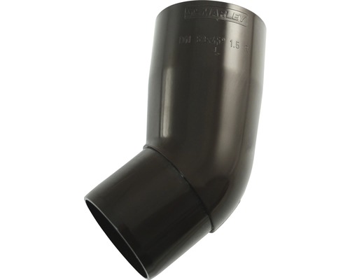 Kunststoff Regenrohrbogen mit 45 Grad Winkel