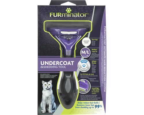 FURminator Katze deShedding M/L poils courts