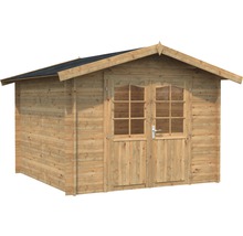 Holzgartenhaus mit Doppeltür und Satteldach