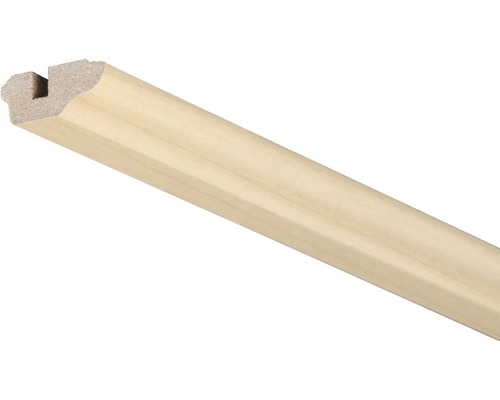 Moulure de plafond Alaska bouleau 2600 x 36 x 17 mm Baguette en bois avec rainure