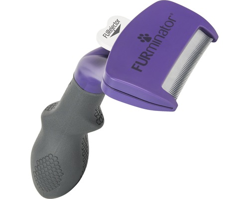 Brosse pour poils d''animaux Furminator pour l''entretien du pelage avec fonction d''éjection