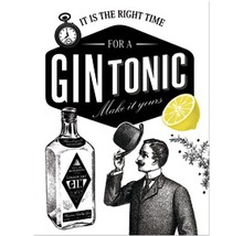 Dekomagnet Gin Tonic 6x8 cm