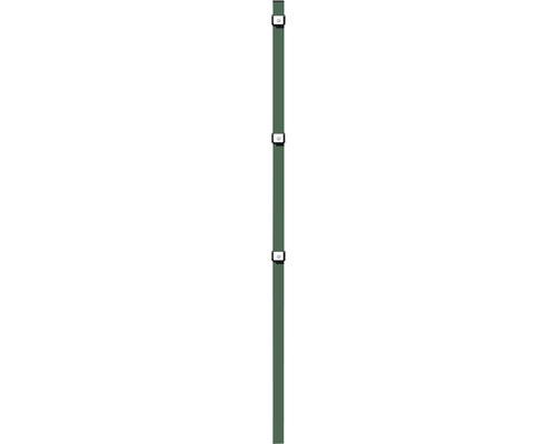 Poteau pour panneau de clôture ALBERTS patte de serrage 6 x 4 x 120 cm vert