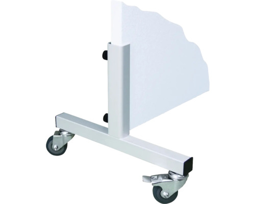 Base mobile pour cloison de séparation pour aménagement flexible de l''espace