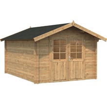 Holzgartenhaus mit Doppeltür und Satteldach