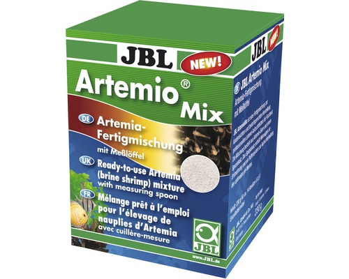 Artemia-Fertigmischung JBL ArtemioMix 200 ml JBL Artemio Mix Fertigmischung zur Aufzucht von Artemia mit Messlöffel