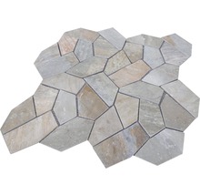Tapis de mosaïque aspect pierre naturelle pour revêtements muraux et de sol